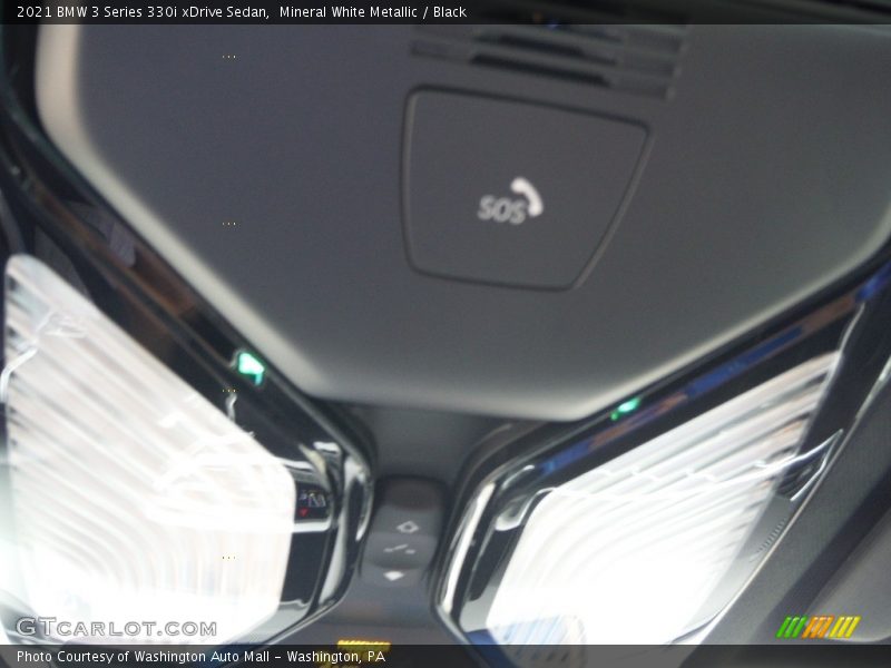 Mineral White Metallic / Black 2021 BMW 3 Series 330i xDrive Sedan
