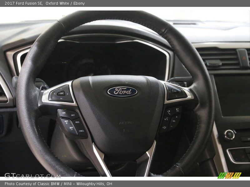 Oxford White / Ebony 2017 Ford Fusion SE