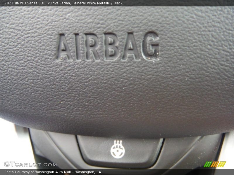Mineral White Metallic / Black 2021 BMW 3 Series 330i xDrive Sedan