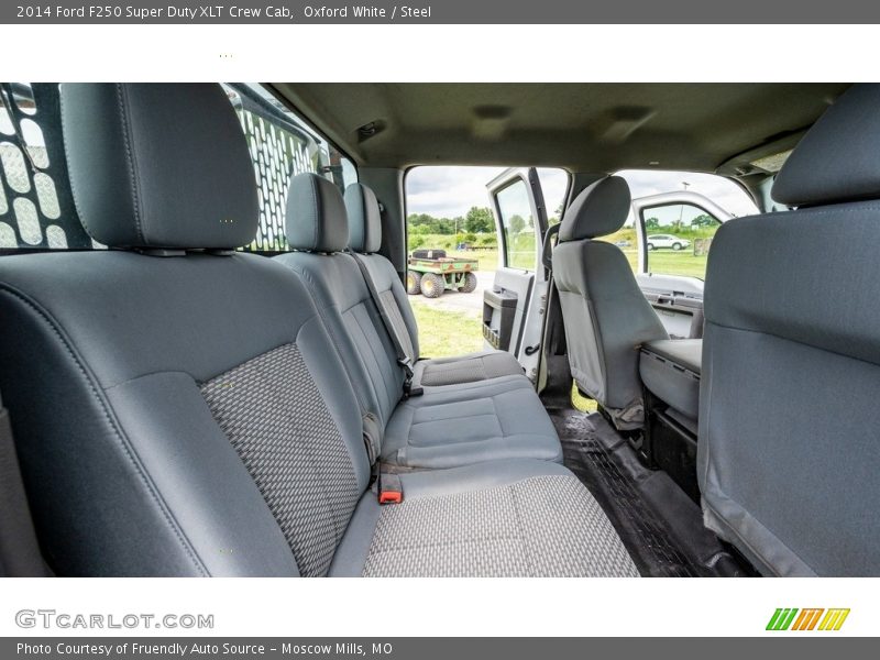 Oxford White / Steel 2014 Ford F250 Super Duty XLT Crew Cab