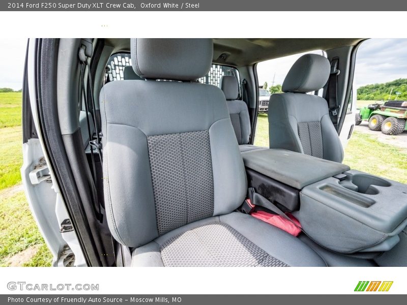 Oxford White / Steel 2014 Ford F250 Super Duty XLT Crew Cab