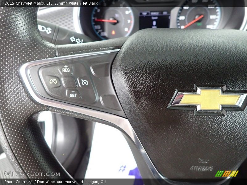Summit White / Jet Black 2019 Chevrolet Malibu LT