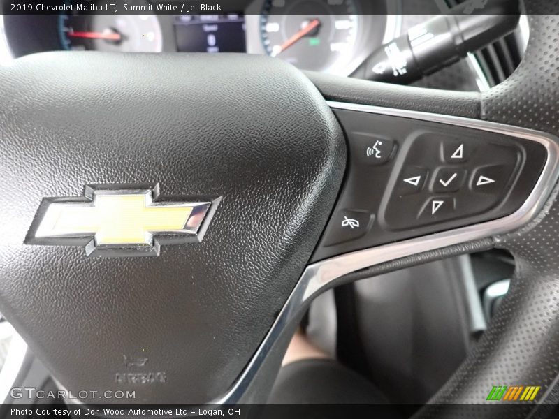 Summit White / Jet Black 2019 Chevrolet Malibu LT