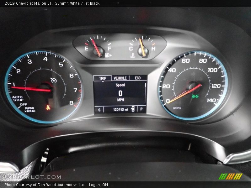 Summit White / Jet Black 2019 Chevrolet Malibu LT