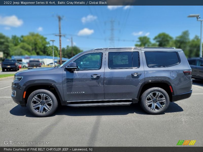 Baltic Gray Metallic / Global Black 2022 Jeep Wagoneer Series III 4x4