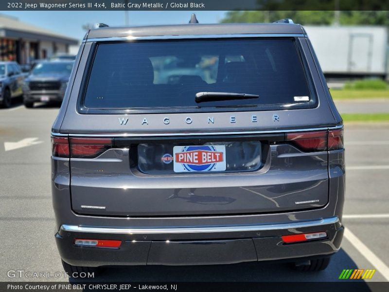 Baltic Gray Metallic / Global Black 2022 Jeep Wagoneer Series III 4x4