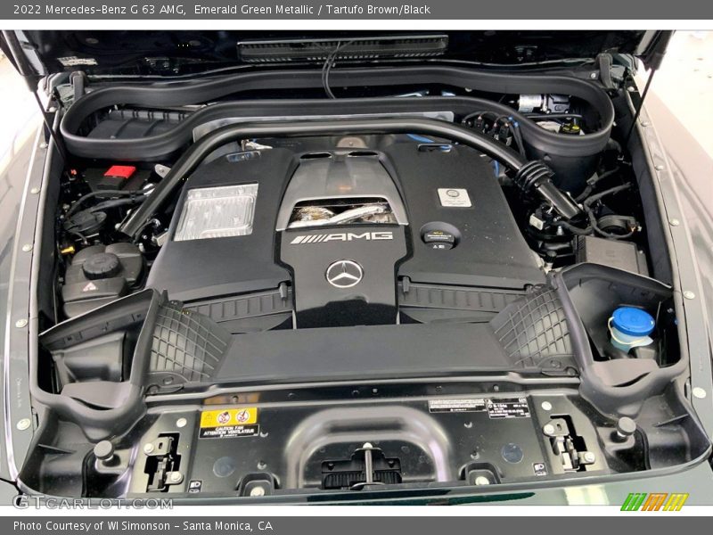  2022 G 63 AMG Engine - 4.0 Liter DI biturbo DOHC 32-Valve VVT V8
