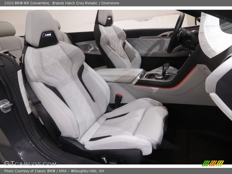 Front Seat of 2020 M8 Convertible