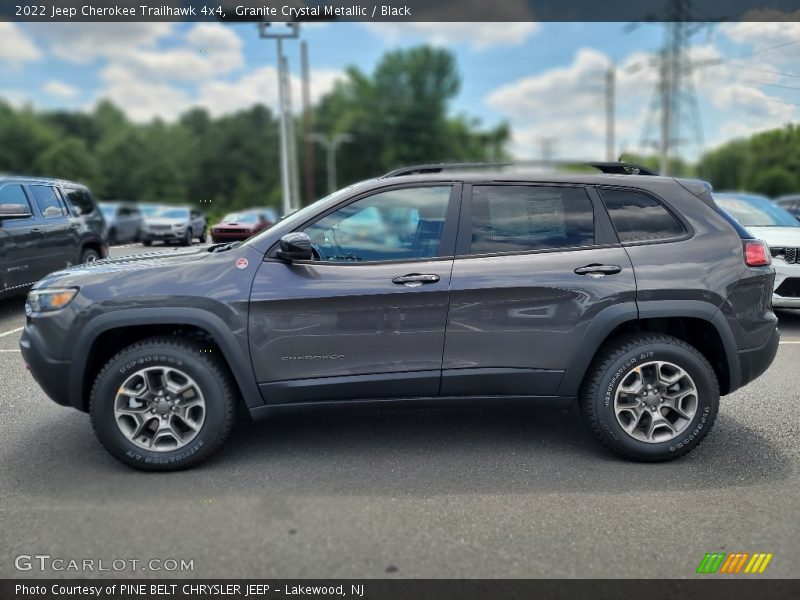 Granite Crystal Metallic / Black 2022 Jeep Cherokee Trailhawk 4x4