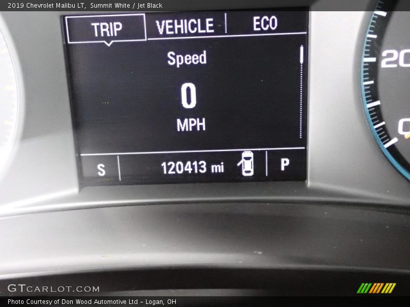Summit White / Jet Black 2019 Chevrolet Malibu LT