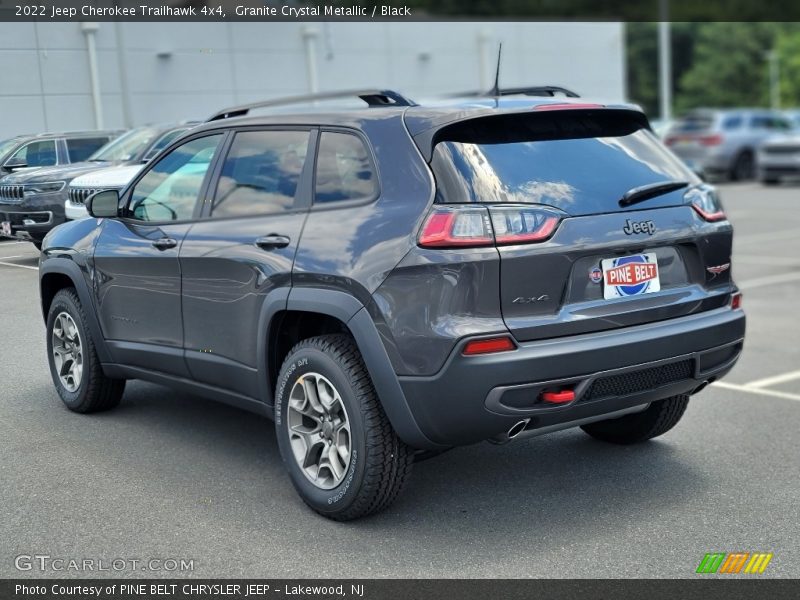 Granite Crystal Metallic / Black 2022 Jeep Cherokee Trailhawk 4x4