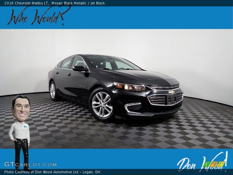 Mosaic Black Metallic / Jet Black 2016 Chevrolet Malibu LT