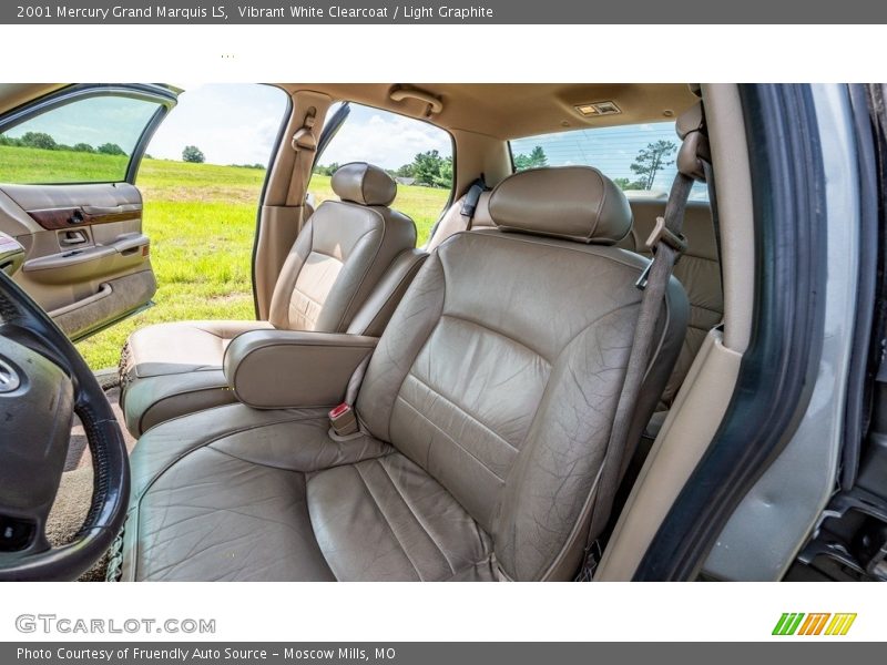 Vibrant White Clearcoat / Light Graphite 2001 Mercury Grand Marquis LS