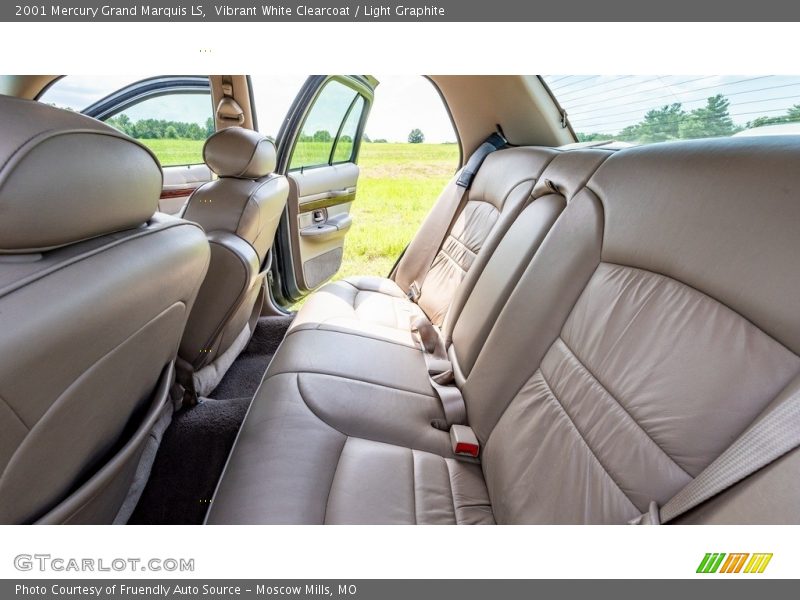 Vibrant White Clearcoat / Light Graphite 2001 Mercury Grand Marquis LS