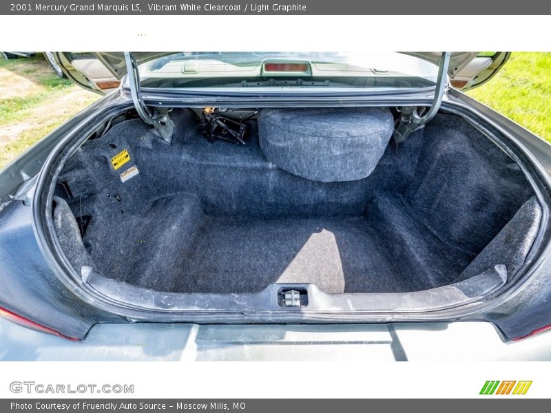 Vibrant White Clearcoat / Light Graphite 2001 Mercury Grand Marquis LS