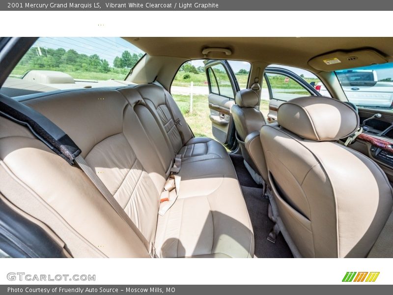 Vibrant White Clearcoat / Light Graphite 2001 Mercury Grand Marquis LS