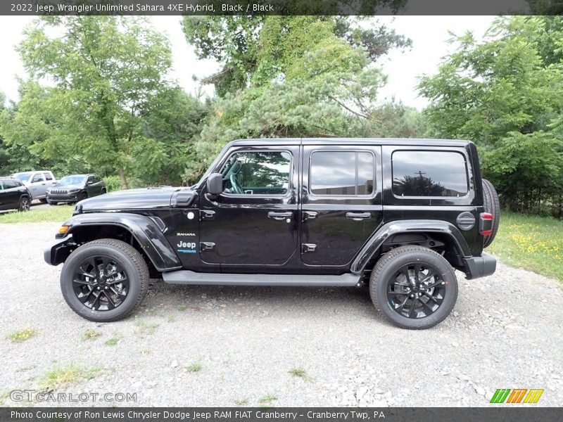  2022 Wrangler Unlimited Sahara 4XE Hybrid Black
