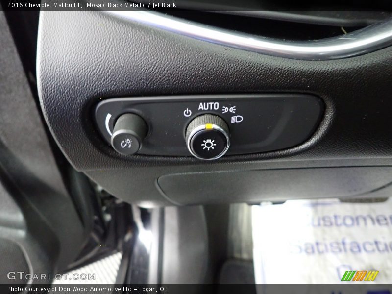Mosaic Black Metallic / Jet Black 2016 Chevrolet Malibu LT