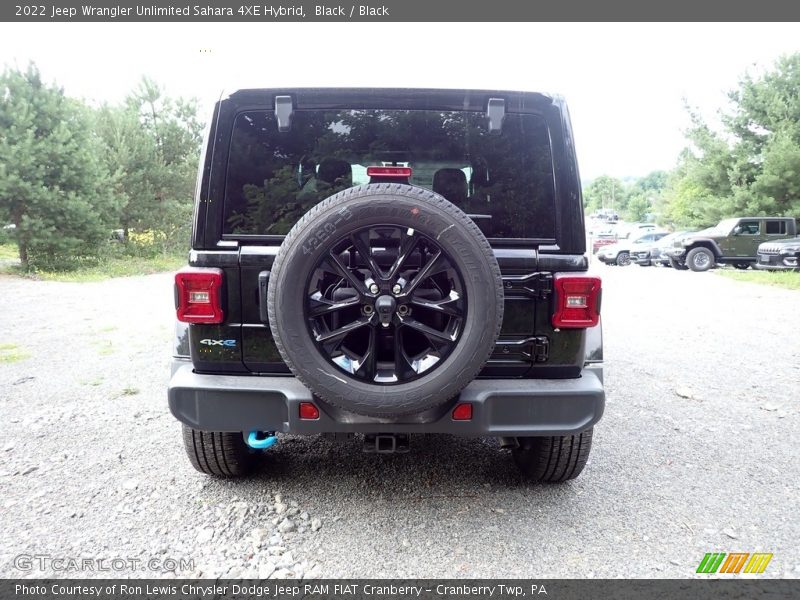 Black / Black 2022 Jeep Wrangler Unlimited Sahara 4XE Hybrid