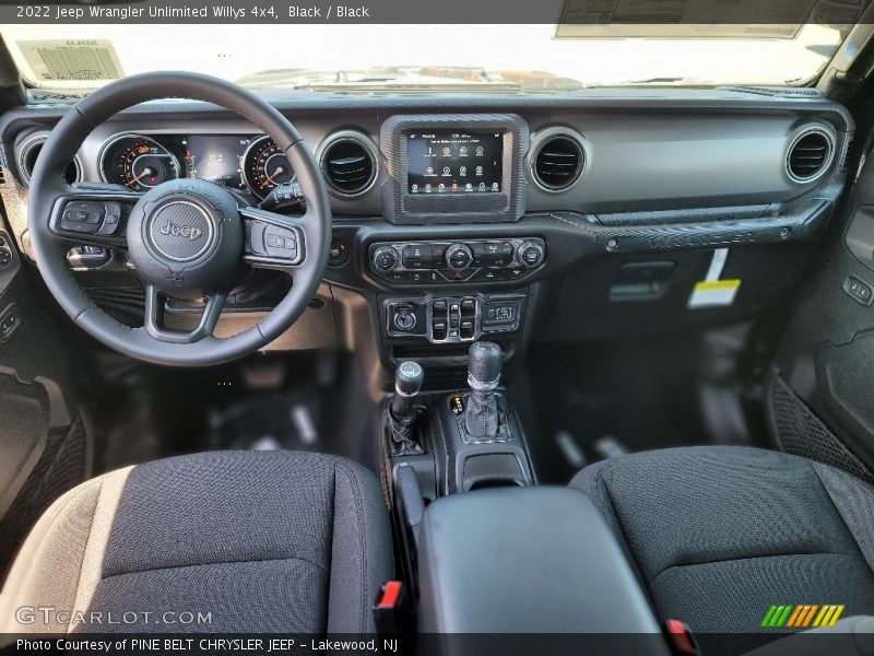 Black / Black 2022 Jeep Wrangler Unlimited Willys 4x4