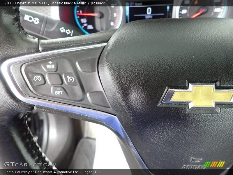 Mosaic Black Metallic / Jet Black 2016 Chevrolet Malibu LT