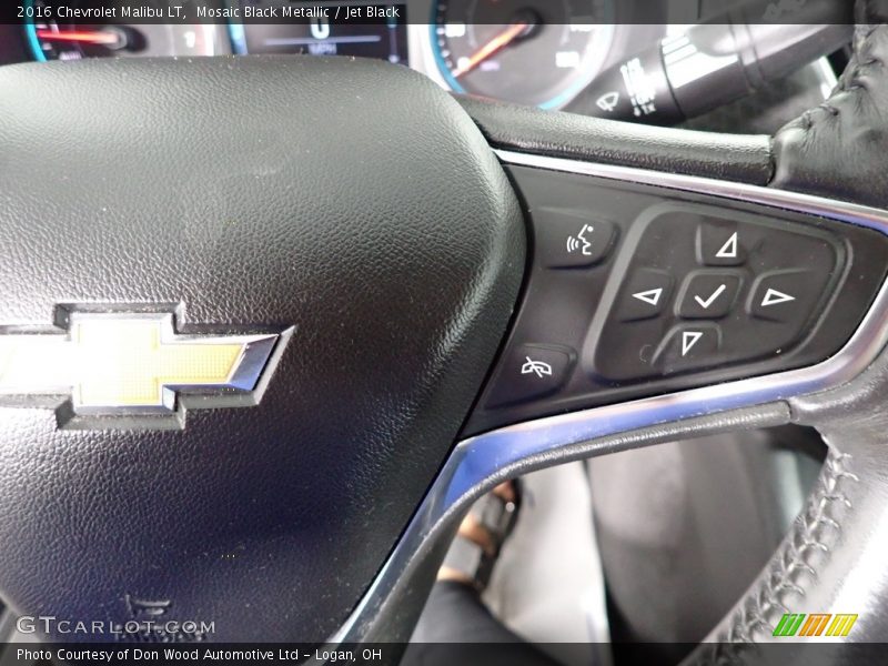Mosaic Black Metallic / Jet Black 2016 Chevrolet Malibu LT