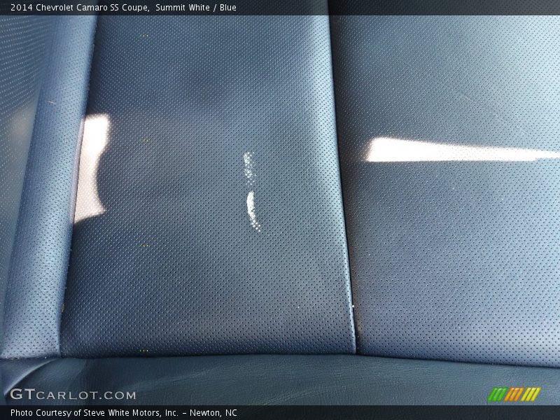 Summit White / Blue 2014 Chevrolet Camaro SS Coupe