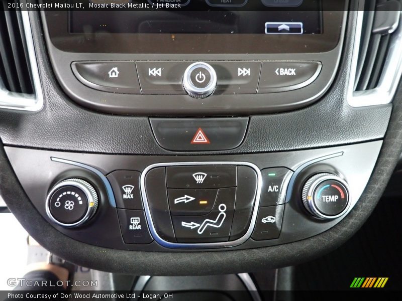 Mosaic Black Metallic / Jet Black 2016 Chevrolet Malibu LT