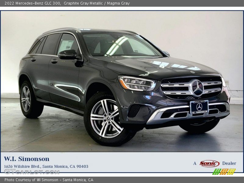 Graphite Gray Metallic / Magma Gray 2022 Mercedes-Benz GLC 300
