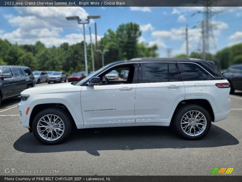 Bright White / Global Black 2022 Jeep Grand Cherokee Summit 4x4