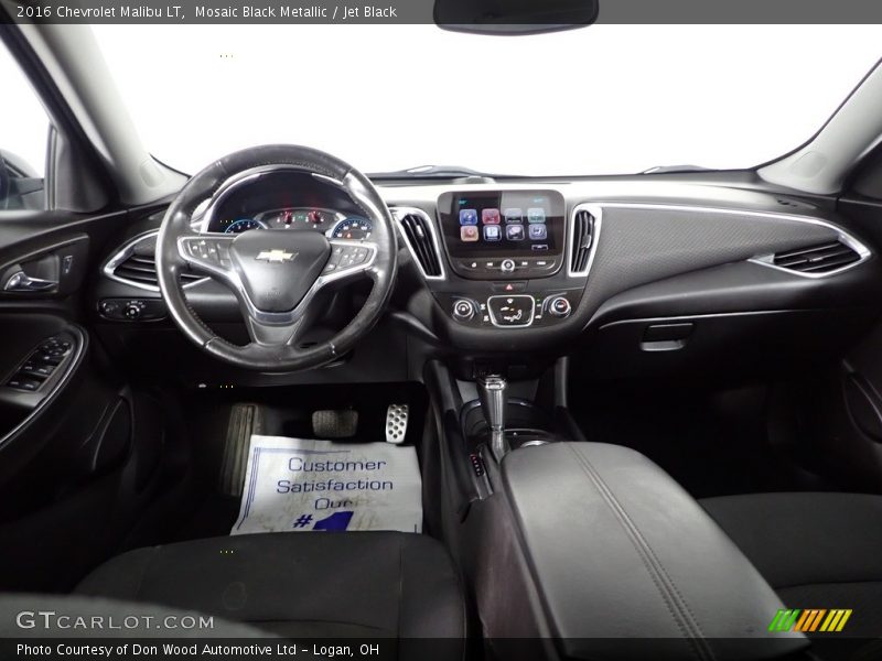 Mosaic Black Metallic / Jet Black 2016 Chevrolet Malibu LT