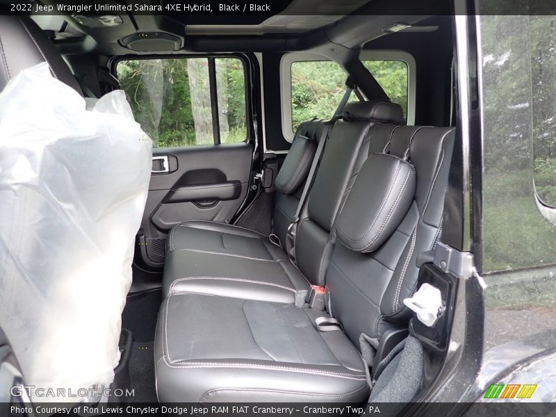 Black / Black 2022 Jeep Wrangler Unlimited Sahara 4XE Hybrid