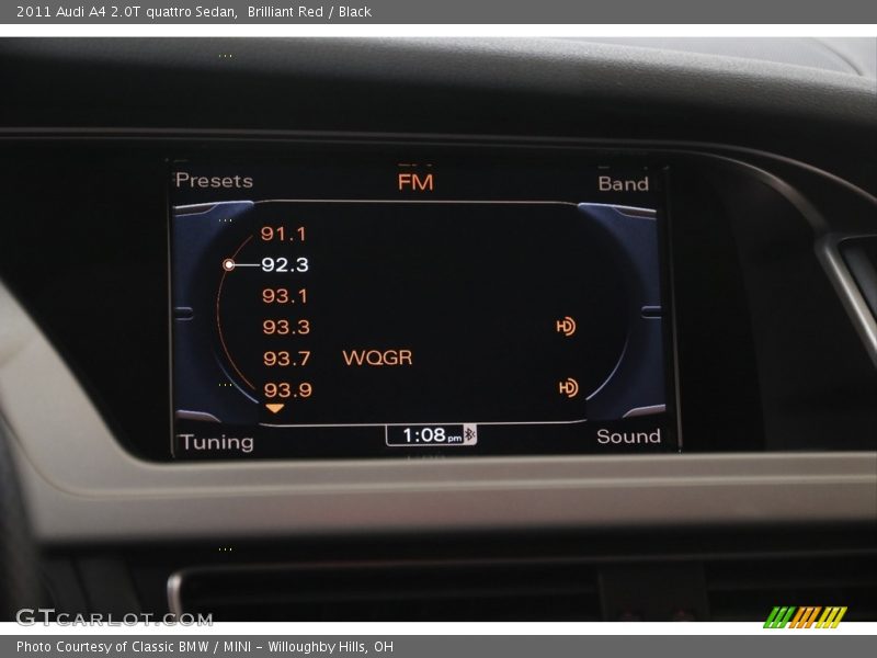 Audio System of 2011 A4 2.0T quattro Sedan