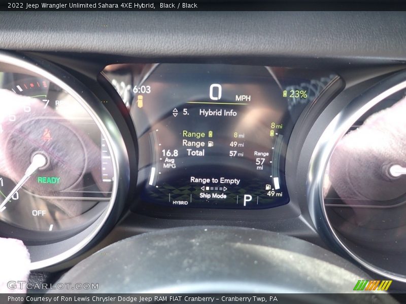 Black / Black 2022 Jeep Wrangler Unlimited Sahara 4XE Hybrid