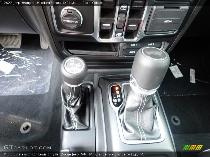 Black / Black 2022 Jeep Wrangler Unlimited Sahara 4XE Hybrid