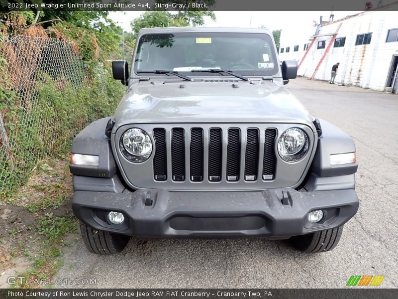 Sting-Gray / Black 2022 Jeep Wrangler Unlimited Sport Altitude 4x4