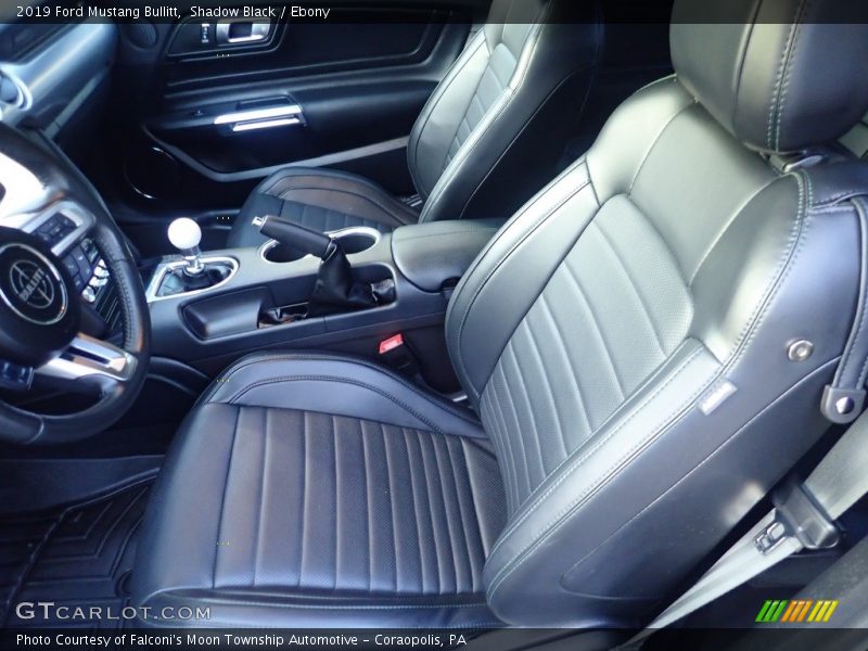 Front Seat of 2019 Mustang Bullitt