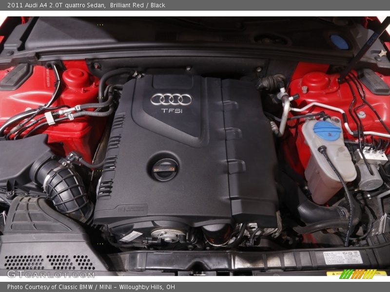  2011 A4 2.0T quattro Sedan Engine - 2.0 Liter FSI Turbocharged DOHC 16-Valve VVT 4 Cylinder