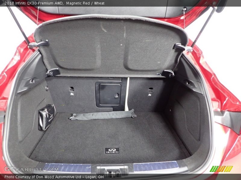 Magnetic Red / Wheat 2018 Infiniti QX30 Premium AWD