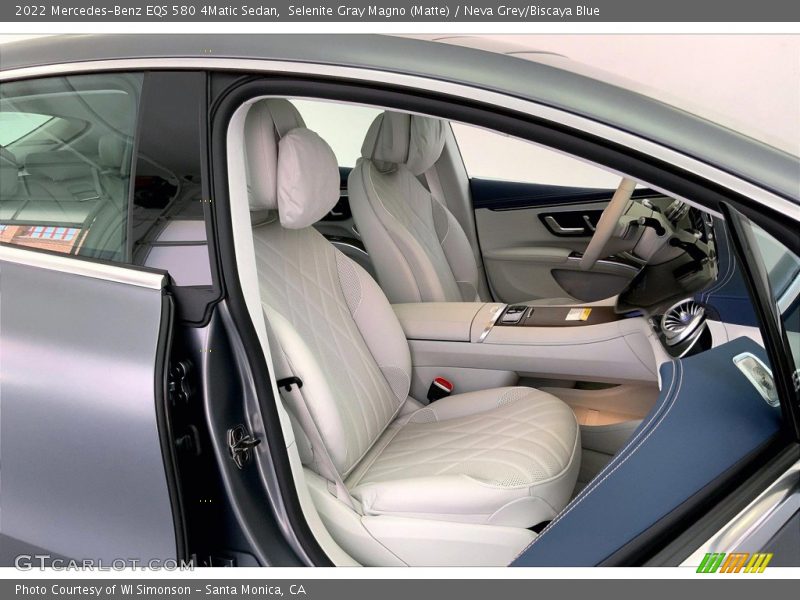 Front Seat of 2022 EQS 580 4Matic Sedan