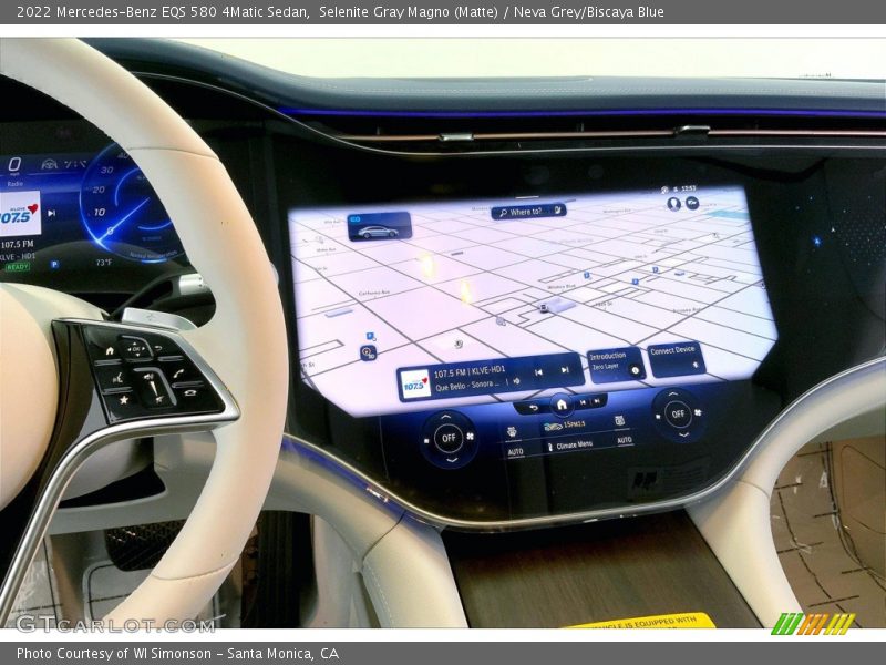 Navigation of 2022 EQS 580 4Matic Sedan