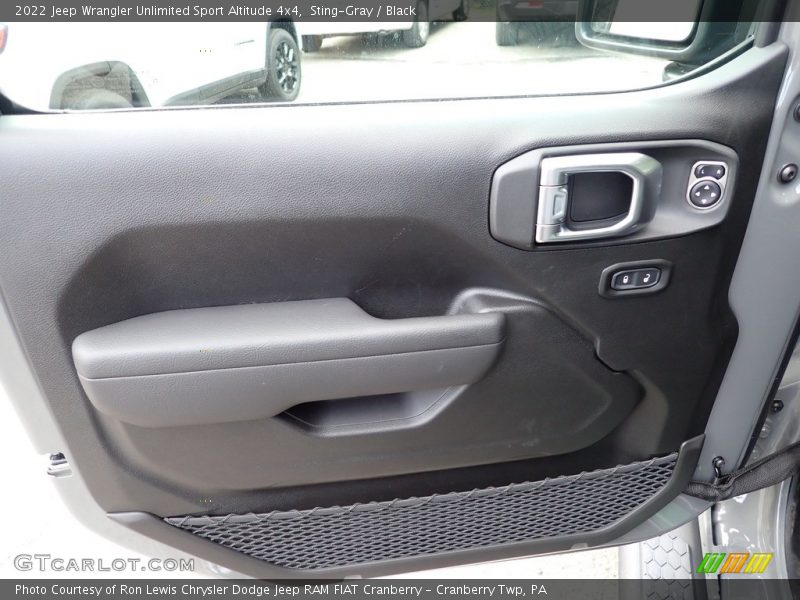 Sting-Gray / Black 2022 Jeep Wrangler Unlimited Sport Altitude 4x4