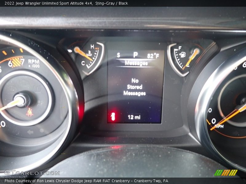Sting-Gray / Black 2022 Jeep Wrangler Unlimited Sport Altitude 4x4