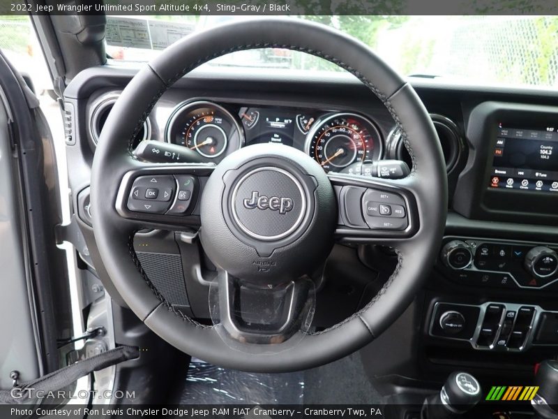 Sting-Gray / Black 2022 Jeep Wrangler Unlimited Sport Altitude 4x4