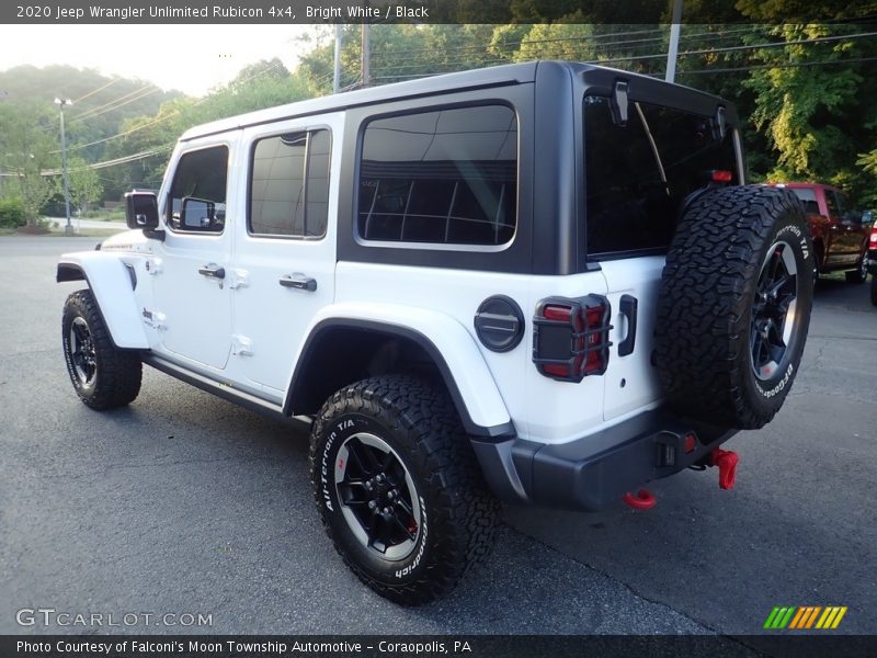 Bright White / Black 2020 Jeep Wrangler Unlimited Rubicon 4x4