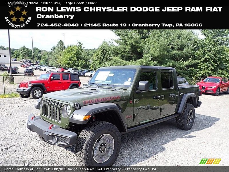Sarge Green / Black 2022 Jeep Gladiator Rubicon 4x4