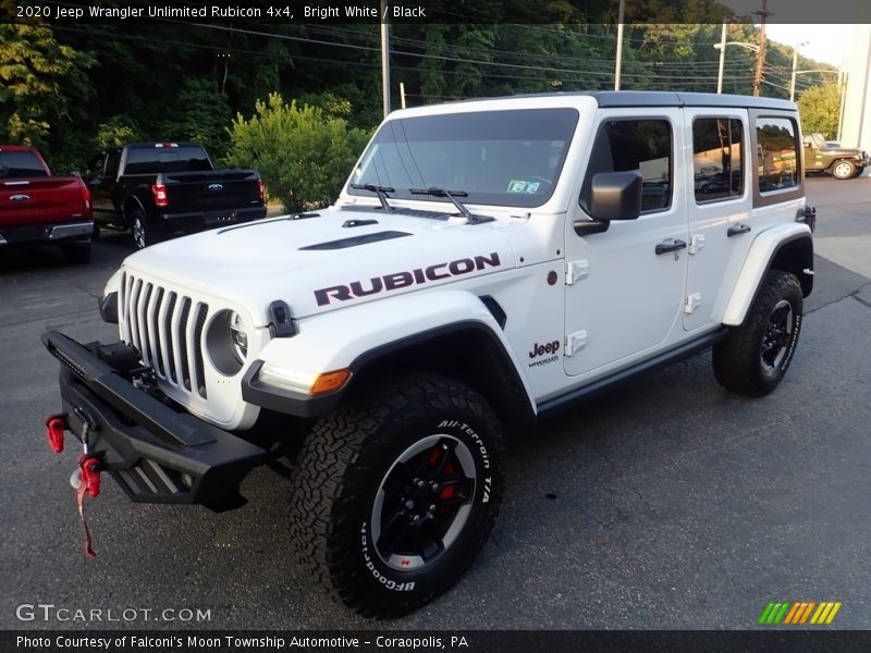 Bright White / Black 2020 Jeep Wrangler Unlimited Rubicon 4x4