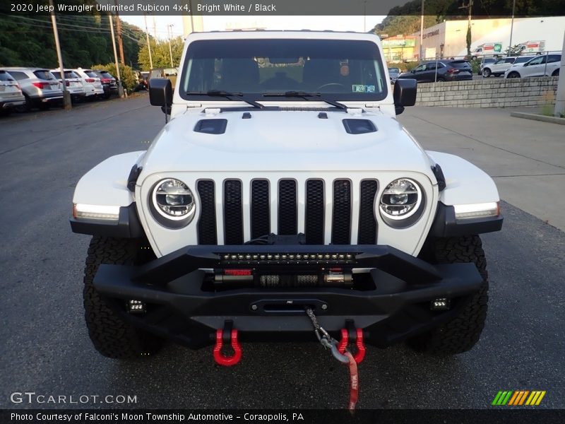 Bright White / Black 2020 Jeep Wrangler Unlimited Rubicon 4x4