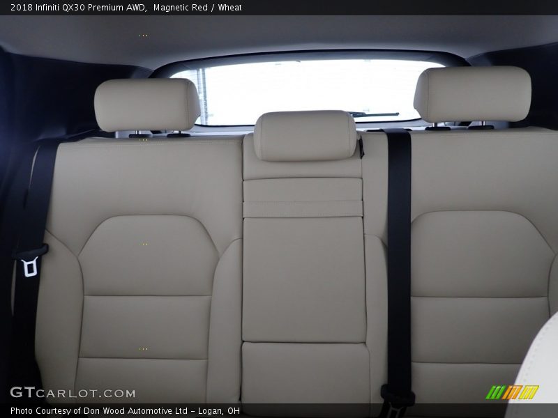 Magnetic Red / Wheat 2018 Infiniti QX30 Premium AWD