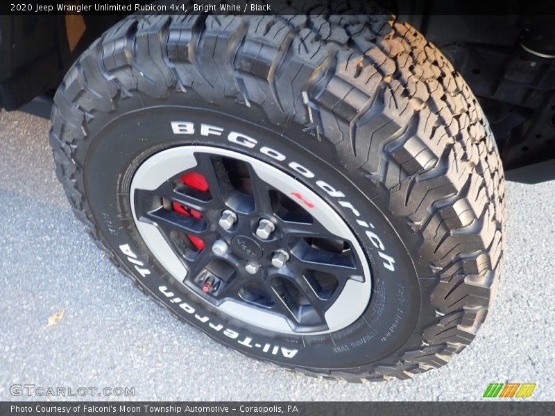 Bright White / Black 2020 Jeep Wrangler Unlimited Rubicon 4x4